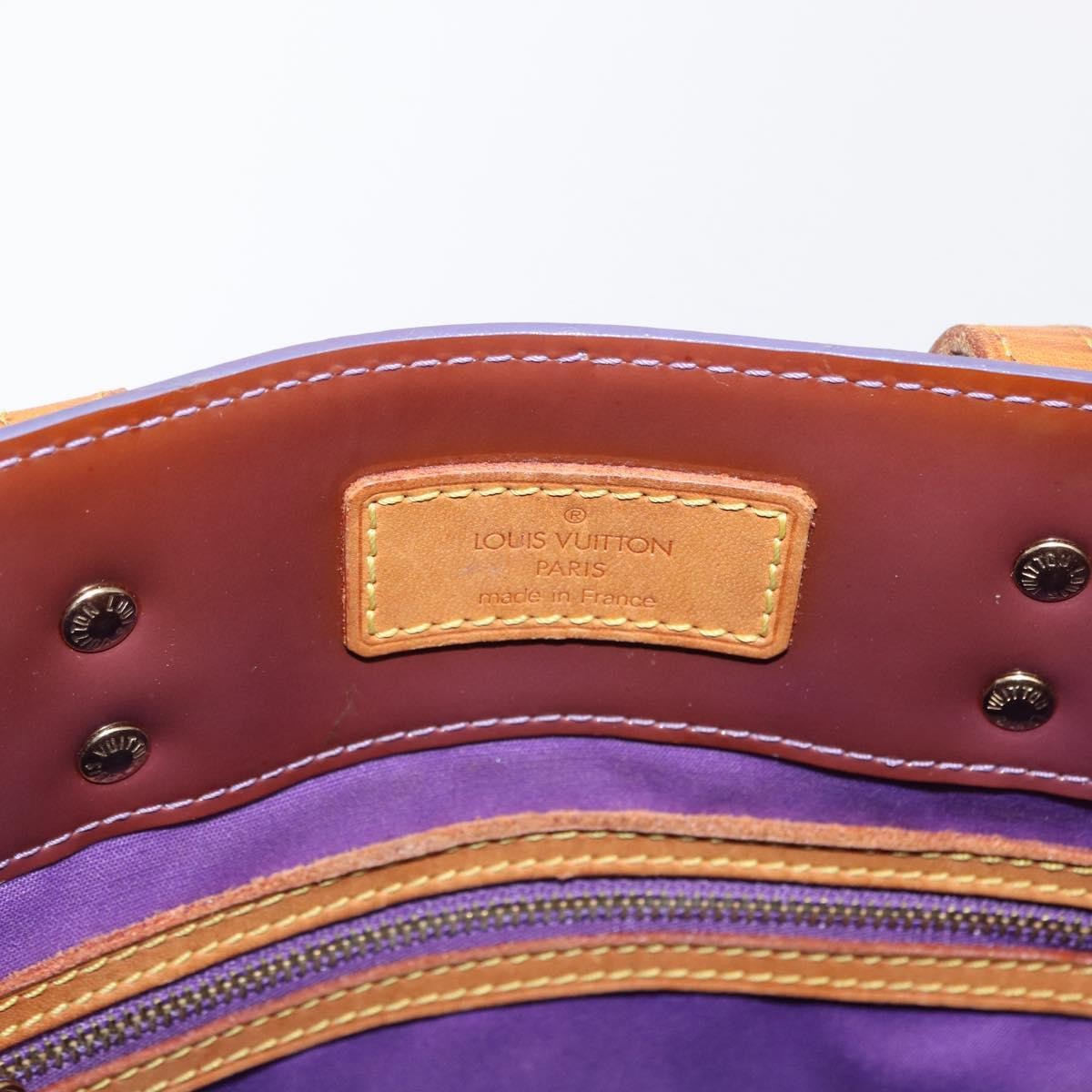 Louis Vuitton Reade Handbag Monogram Vernis, PURPLE, PATENT_LEATHER, Handbag