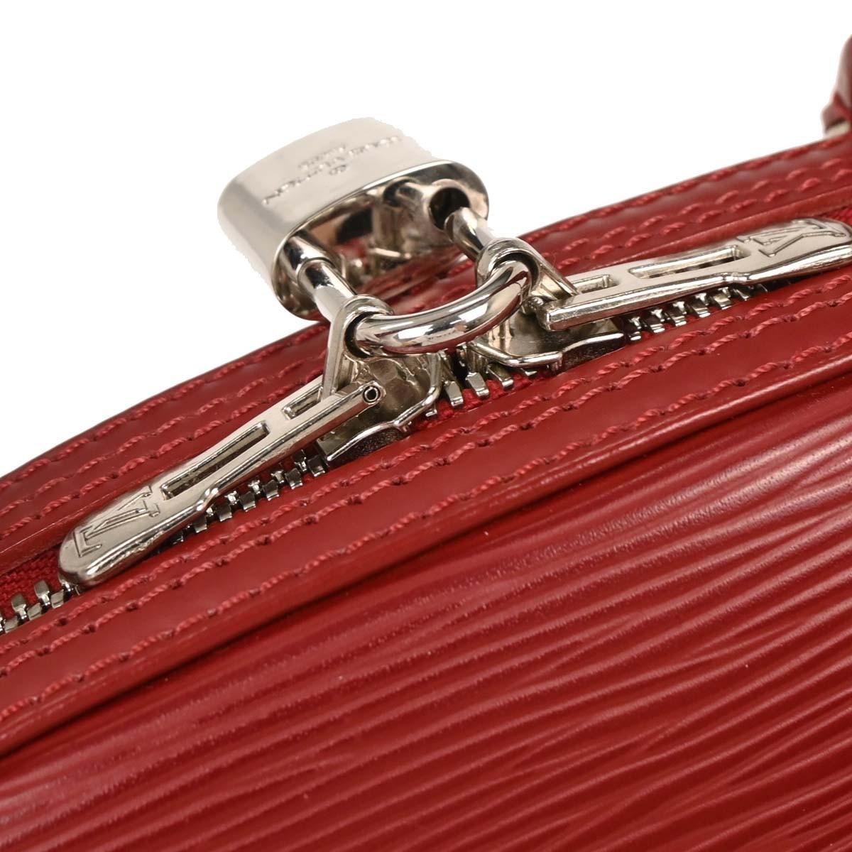 Louis Vuitton Jasmin Bag Epi Leather, RED, LEATHER, Handbag