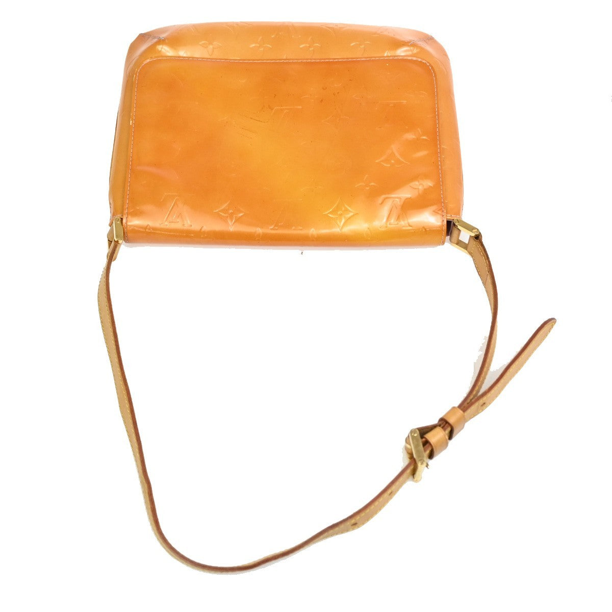 Louis Vuitton Thompson Street Handbag Monogram Vernis, YELLOW, PATENT_LEATHER, Shoulder bag