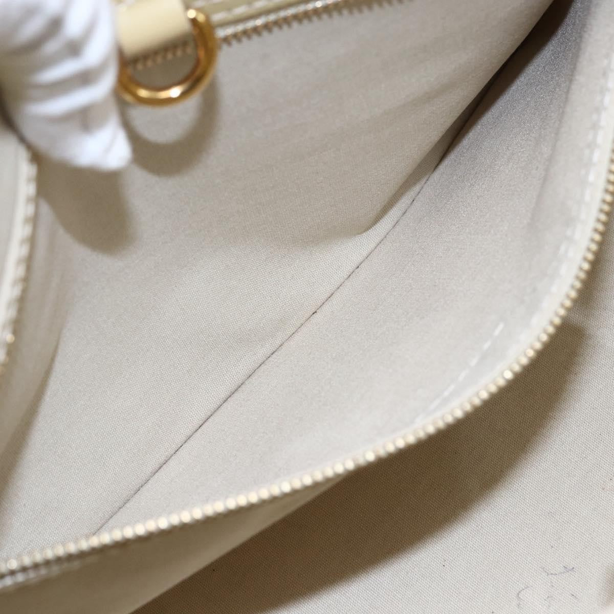 Louis Vuitton Wilshire Handbag Monogram Vernis, BEIGE, PATENT_LEATHER, Handbag