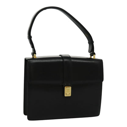 Celine Shoulder Bag Leather, BLACK, LEATHER, Shoulder bag
