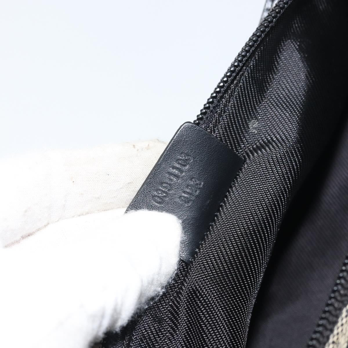 Gucci Vintage Boat Pochette GG Canvas, BLACK, CANVAS, Clutche & pouche