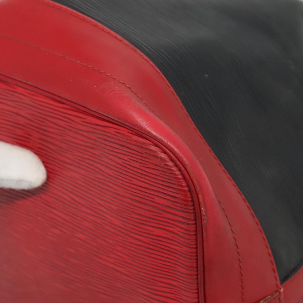 Louis Vuitton Bicolor Noe Handbag Epi Leather, BLACK, LEATHER, Handbag