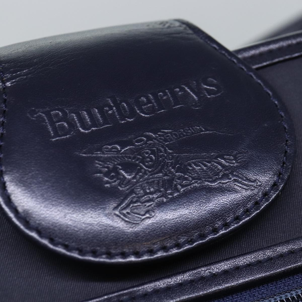 Burberry Vintage Shoulder Bag Nylon, NAVY, NYLON, Shoulder bag