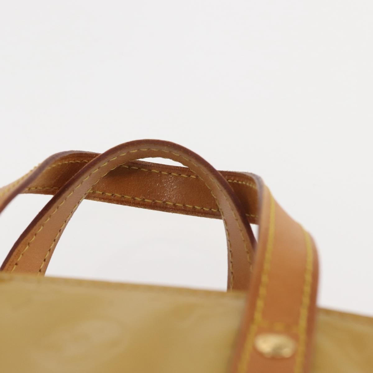 Louis Vuitton Reade Handbag Monogram Vernis, BEIGE, PATENT_LEATHER, Handbag