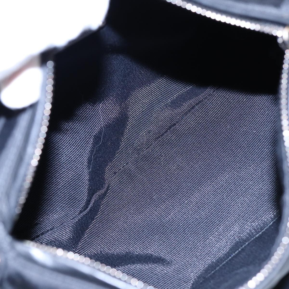 Salvatore Ferragamo Vintage Chain Shoulder Bag Nylon, BLACK, NYLON, Shoulder bag