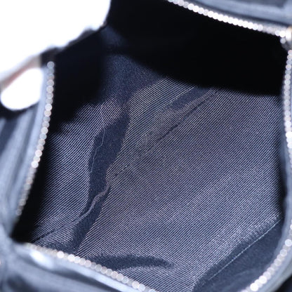 Salvatore Ferragamo Vintage Chain Shoulder Bag Nylon, BLACK, NYLON, Shoulder bag