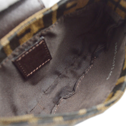 Fendi Cookie Hobo Zucca Canvas, BROWN, CANVAS, Clutche & pouche