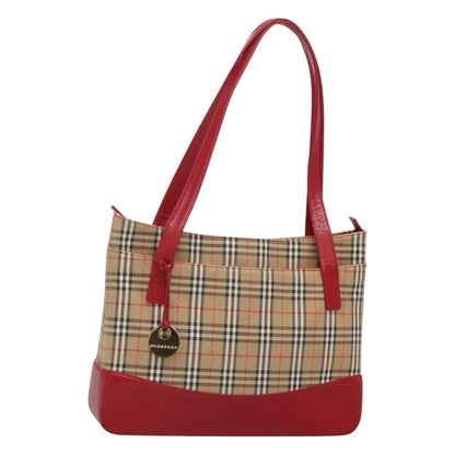 Burberry Nova Check Tote canvas check pattern, BEIGE, CANVAS, Tote bag