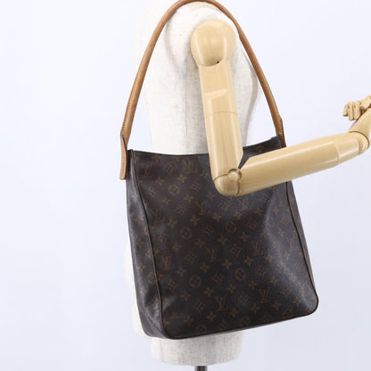 Louis Vuitton Looping Handbag Monogram Canvas, BROWN, CANVAS, Shoulder bag