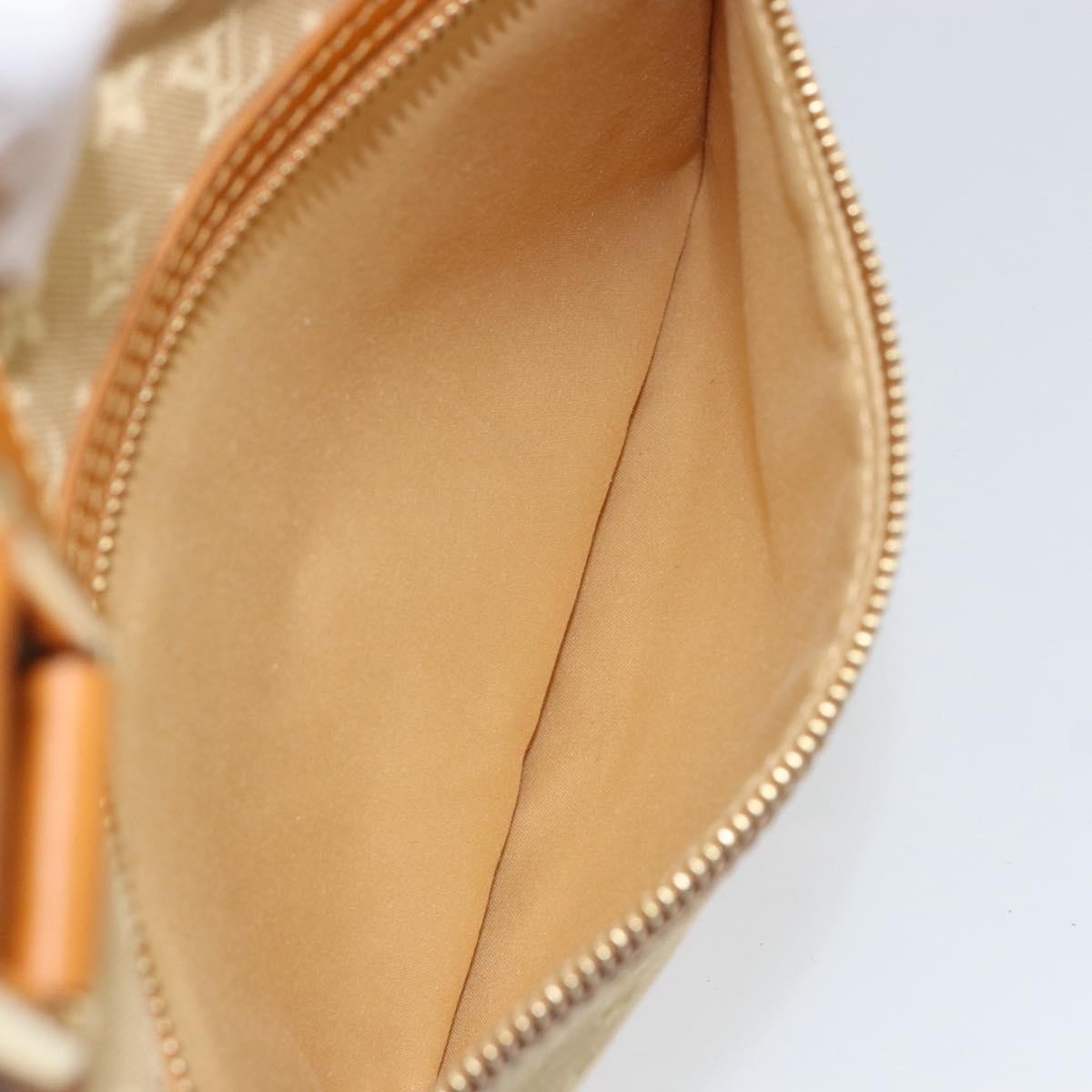 Louis Vuitton Lucille Handbag Mini Lin, BEIGE, CANVAS, Tote bag