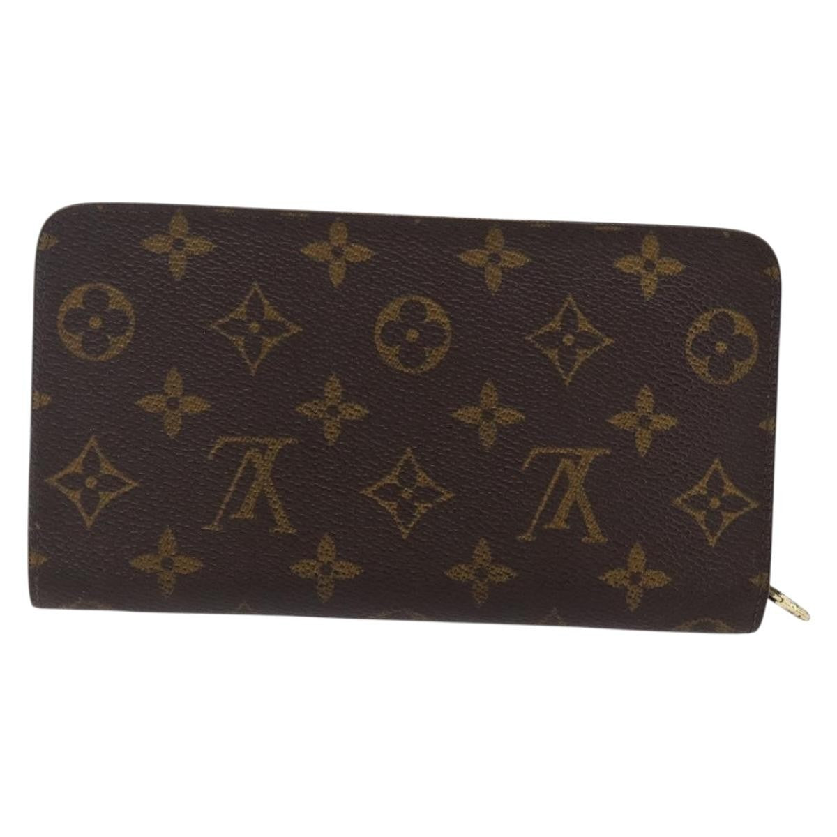 Louis Vuitton Zippy wallet Canvas, BROWN, CANVAS, Wallets