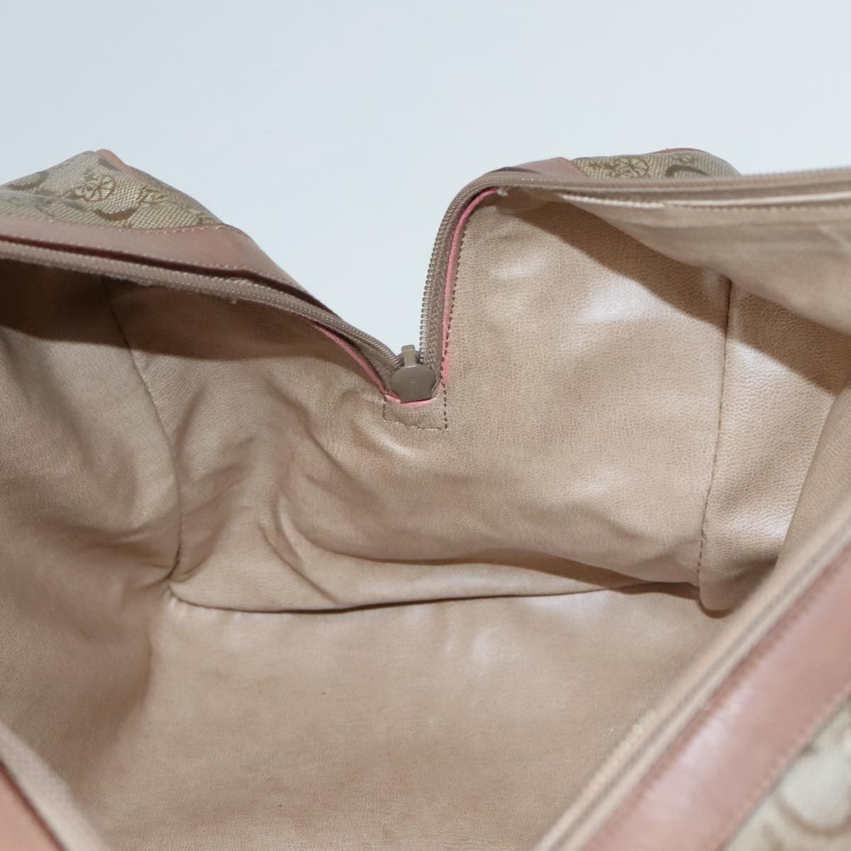 Celine Vintage Macadam Handbag Macadam, BEIGE, LEATHER, Handbag