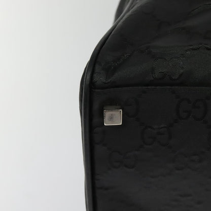 Gucci Vintage Boston Bag GG Canvas, BLACK, CANVAS, Travel bag