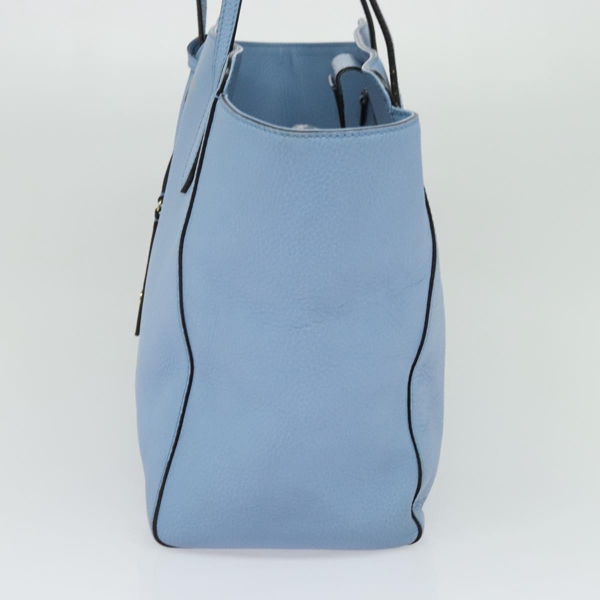 Gucci Swing Tote Leather, BLUE, LEATHER, Tote bag