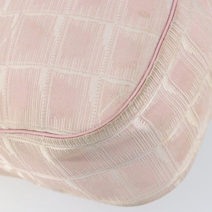 Chanel Travel Line Zip Hobo Nylon, PINK, NYLON, Shoulder bag