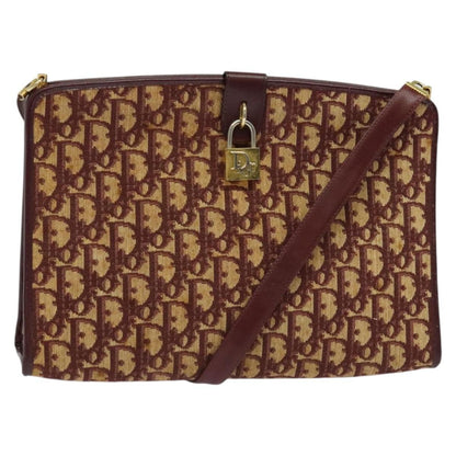 Christian Dior Trotter shoulder bag Canvas, RED, CANVAS, Shoulder bag