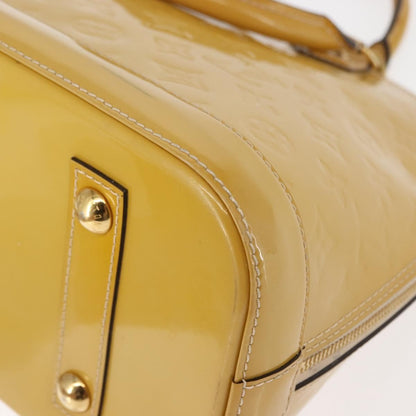 Louis Vuitton Alma Handbag Patent Leather, BEIGE, PATENT_LEATHER, Handbag