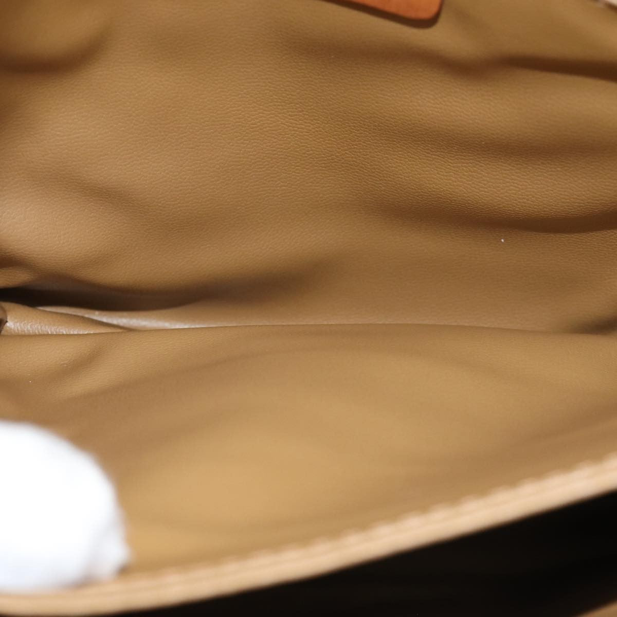 Celine Macadam Shoulder Bag Canvas, BEIGE, CANVAS, Shoulder bag