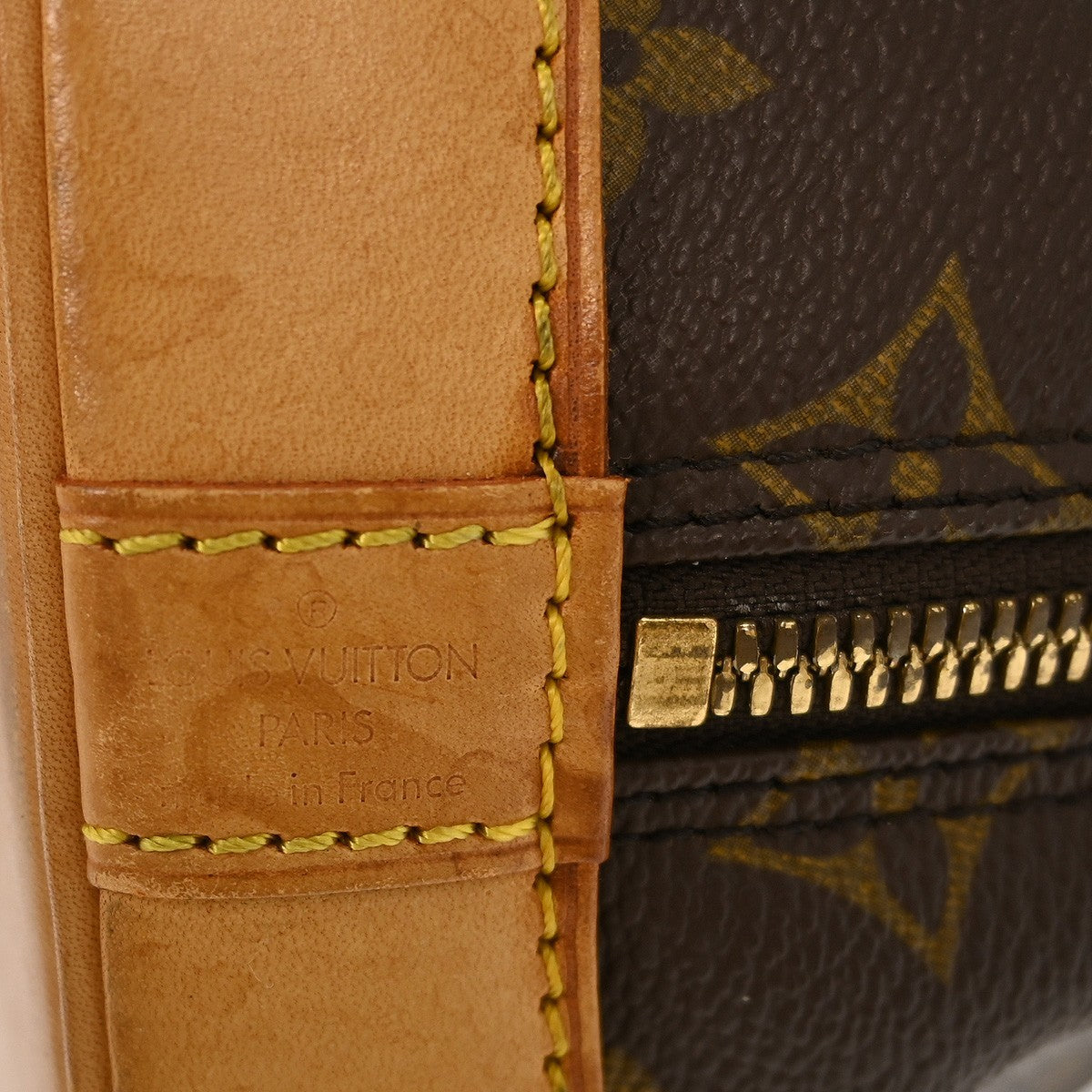 Louis Vuitton Alma Handbag Monogram Canvas, BROWN, CANVAS, Handbag