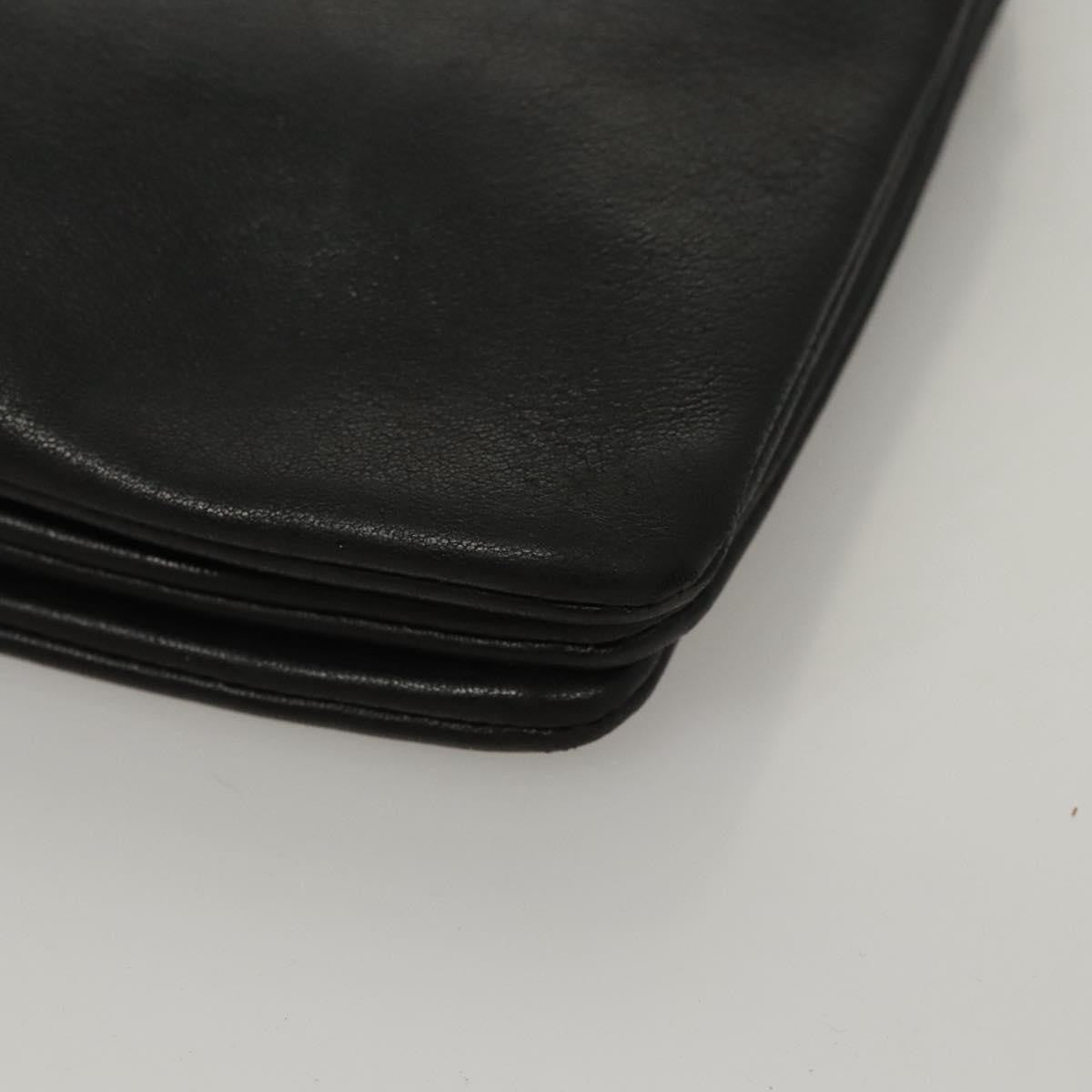 Celine Trio Crossbody Bag Leather, BLACK, LEATHER, Crossbody bag