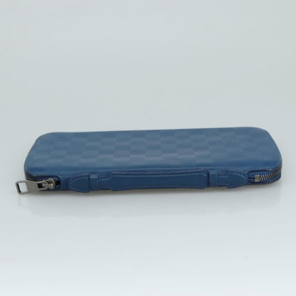 Louis Vuitton Atoll Organizer Wallet Damier Infini Leather, BLUE, LEATHER, Wallets
