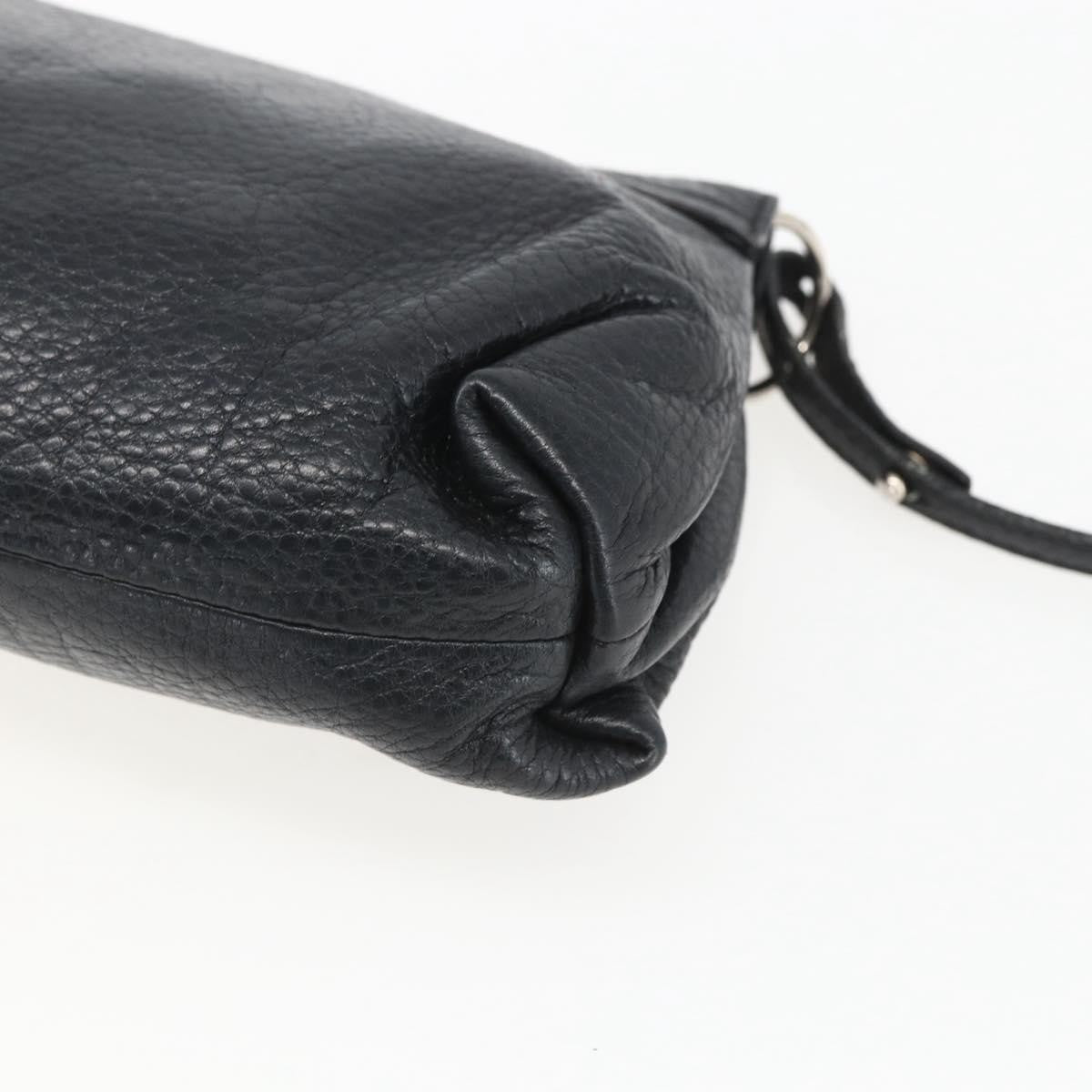 Chloe Lily Shoulder bag Leather, BLACK, LEATHER, Shoulder bag