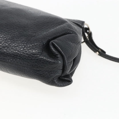 Chloe Lily Shoulder bag Leather, BLACK, LEATHER, Shoulder bag