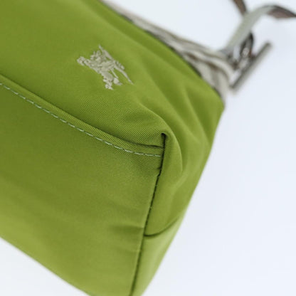 Burberry Nova check Pochette Nylon, GREEN, NYLON, Clutche & pouche