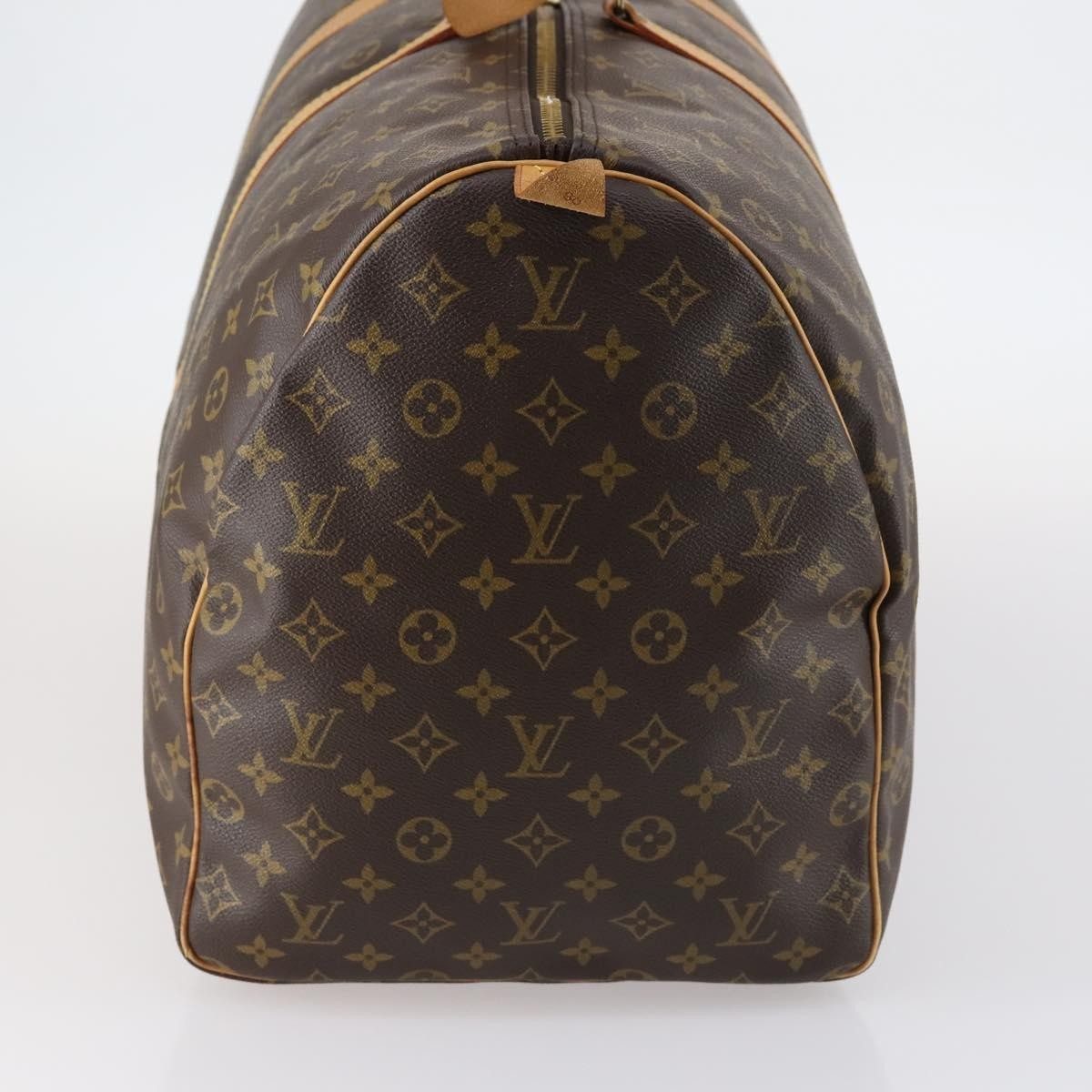 Louis Vuitton Keepall Bag Monogram Canvas, BROWN, CANVAS, Travel bag