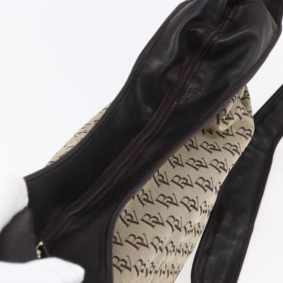 Bottega Veneta Vintage Shoulder Bag Canvas, BEIGE, CANVAS, Shoulder bag