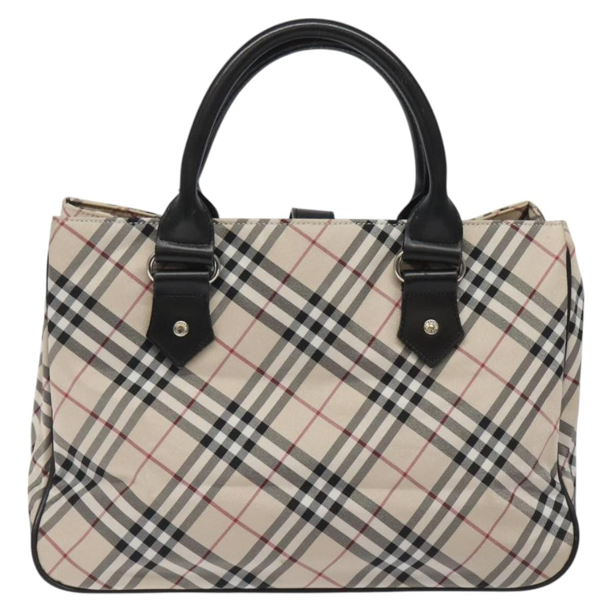 Burberry Nova Check Tote Nylon, BEIGE, NYLON, Tote bag