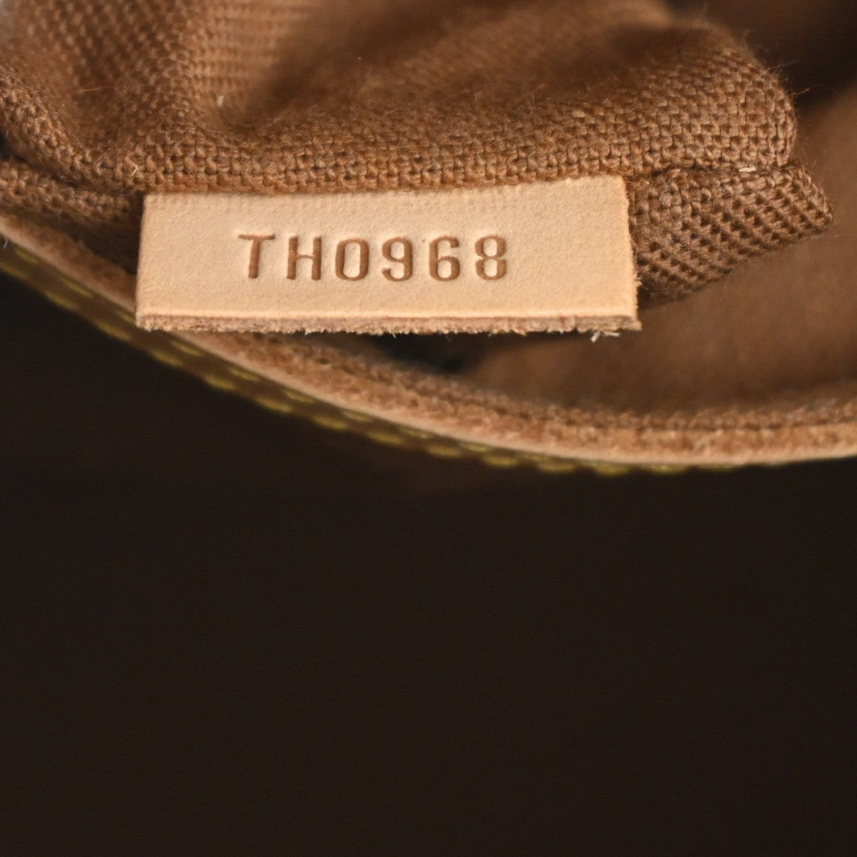 Louis Vuitton Alma Handbag Monogram Canvas, Brown, Canvas, Handbag