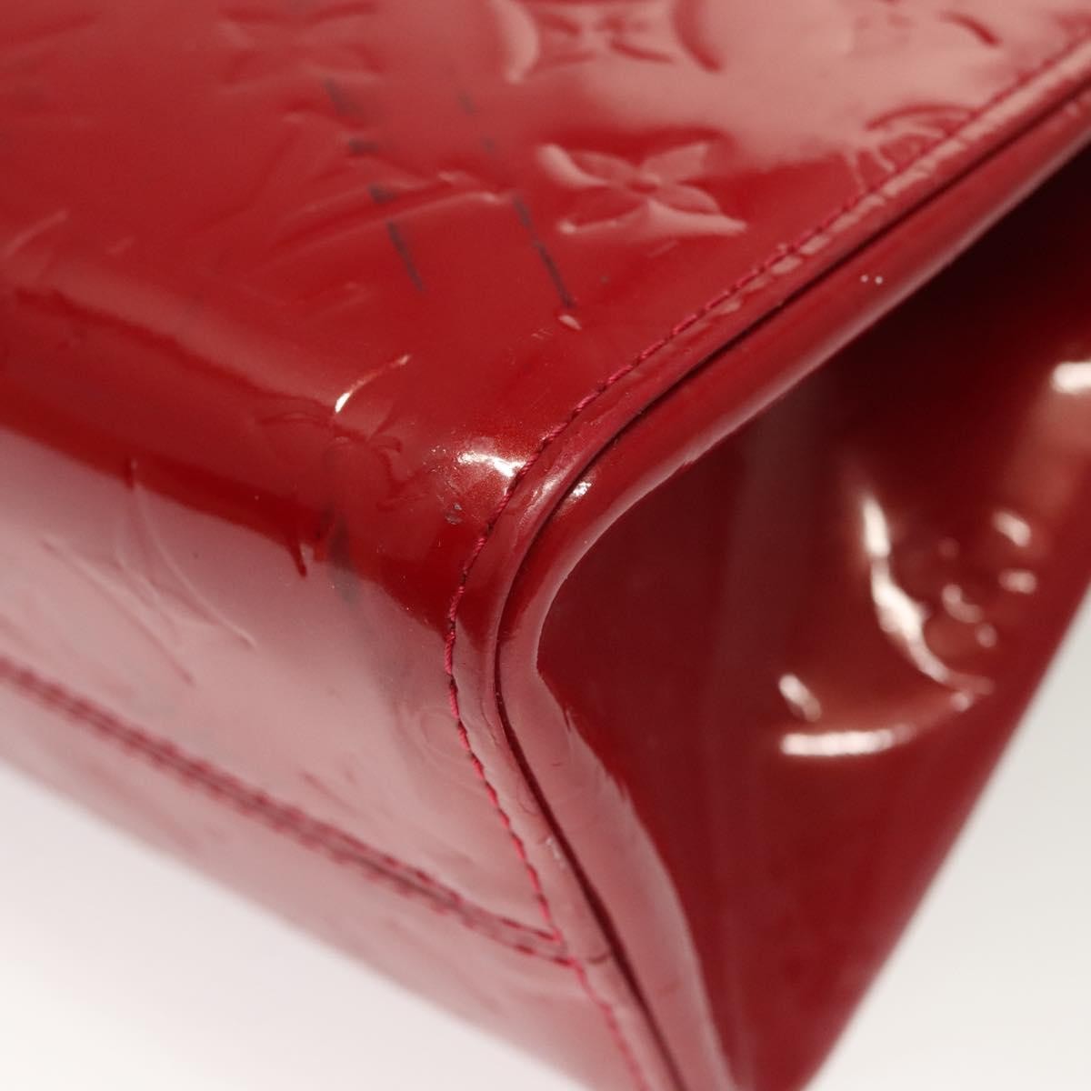 Louis Vuitton Roxbury Drive Handbag Monogram Vernis, RED, PATENT_LEATHER, Handbag