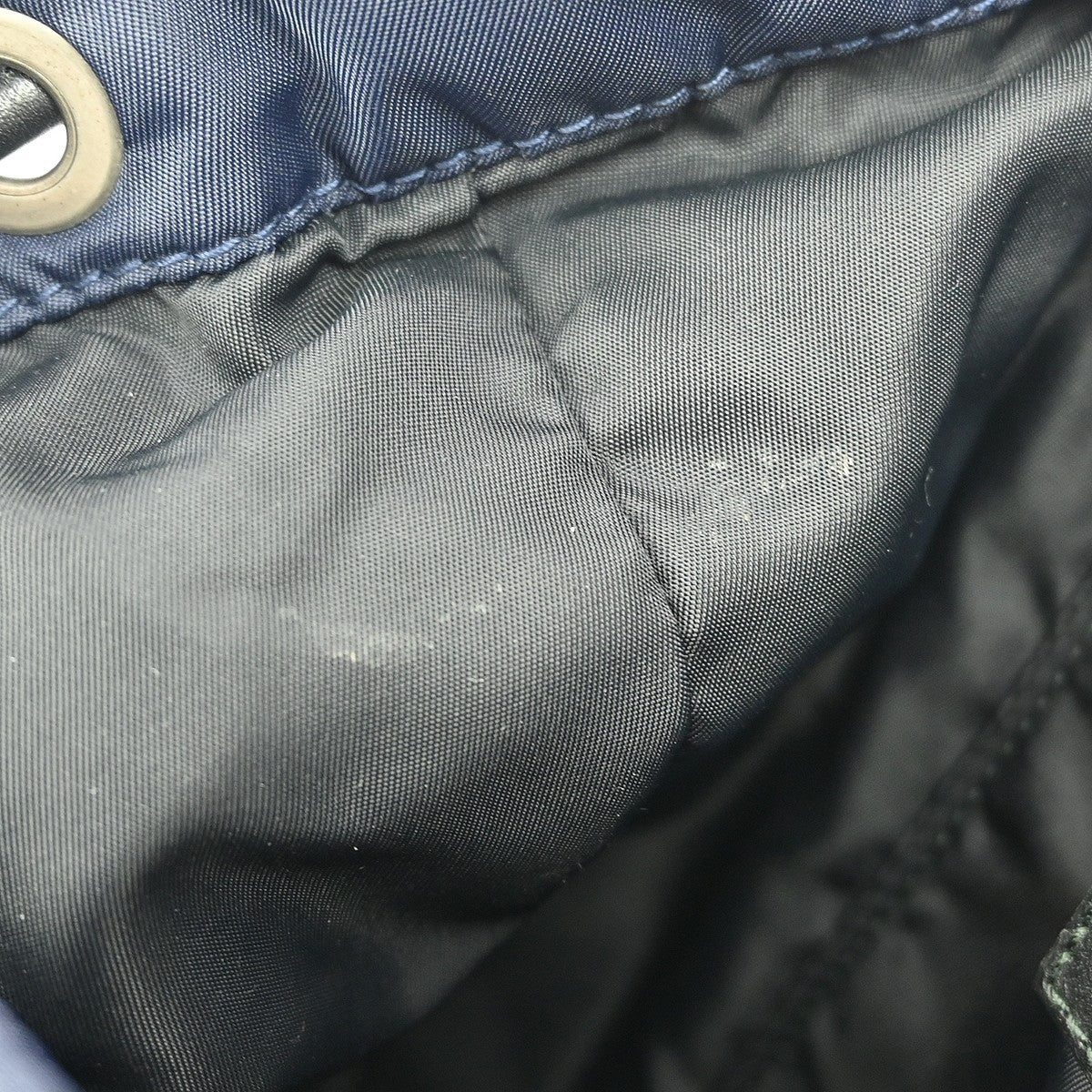 Burberry Logo Rucksack Backpack Nylon with Leather, NAVY, NYLON, Backpack