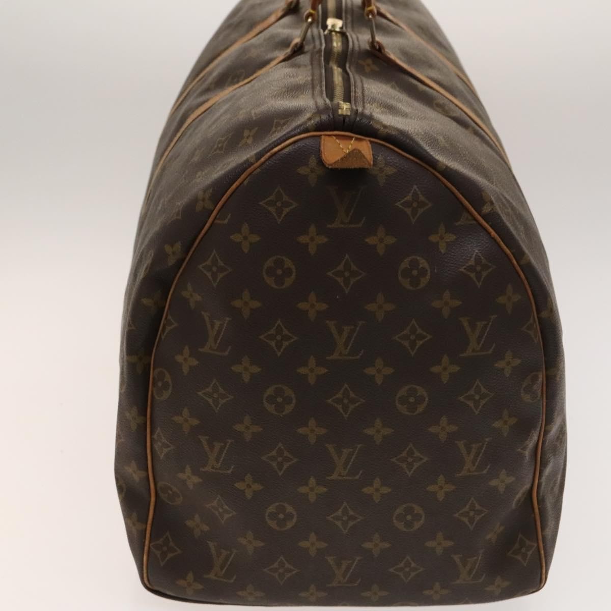 Louis Vuitton Keepall Bag Monogram Canvas, BROWN, CANVAS, Travel bag