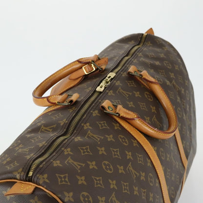 Louis Vuitton Keepall Bag Monogram Canvas, BROWN, CANVAS, Travel bag
