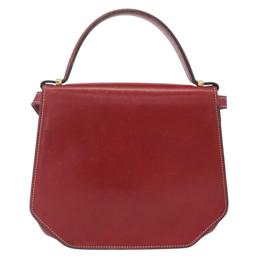 Christian Dior Vintage Handbag Leather, RED, LEATHER, Handbag