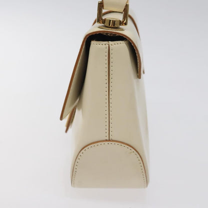 Salvatore Ferragamo Gancini handbag Leather, BEIGE, LEATHER, Handbag