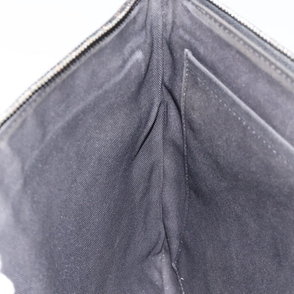 Louis Vuitton Discovery Pochette Monogram Shadow Leather, BLACK, LEATHER, Clutche & pouche