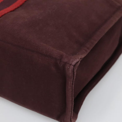 Hermes Fourre Tout Tote Canvas, RED, CANVAS, Tote bag