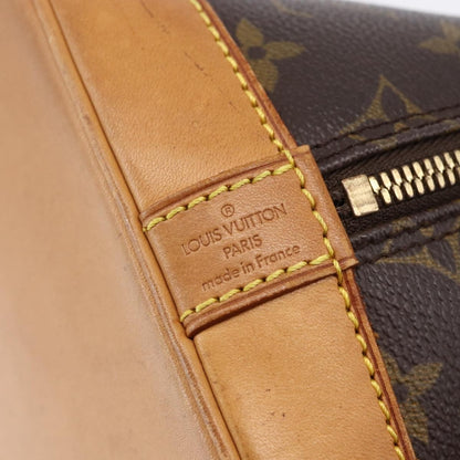 Louis Vuitton Alma Handbag Monogram Canvas, BROWN, CANVAS, Handbag