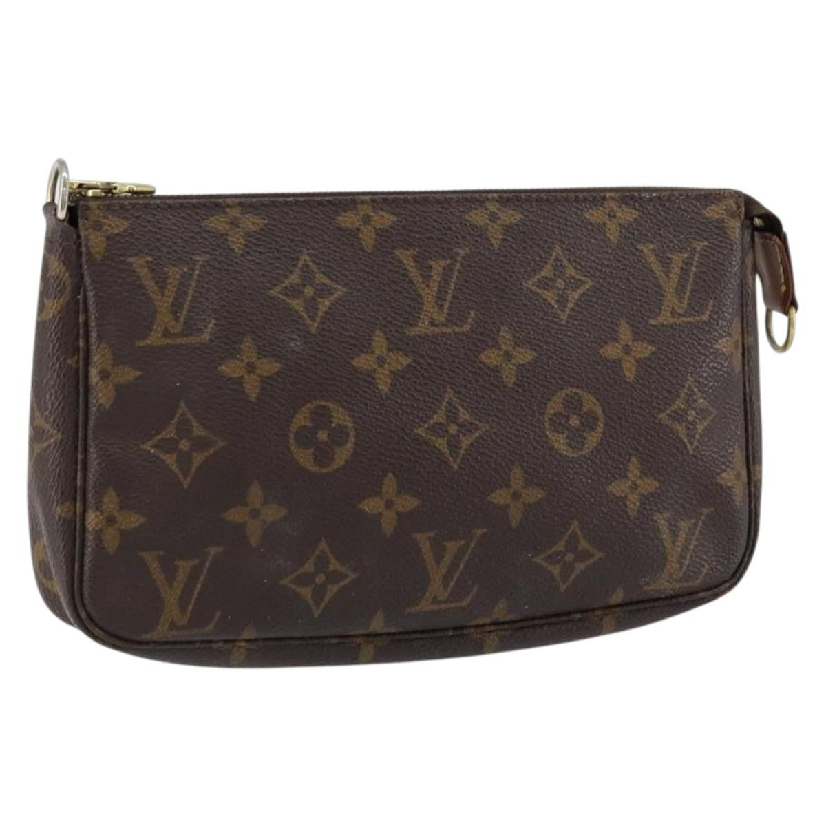 Louis Vuitton Pochette Accessoires NM Monogram Canvas, BROWN, CANVAS, Clutche & pouche