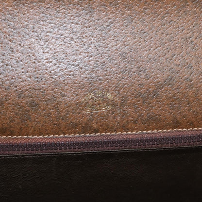 Gucci Vintage Flap Shoulder Bag Leather, BROWN, LEATHER, Shoulder bag