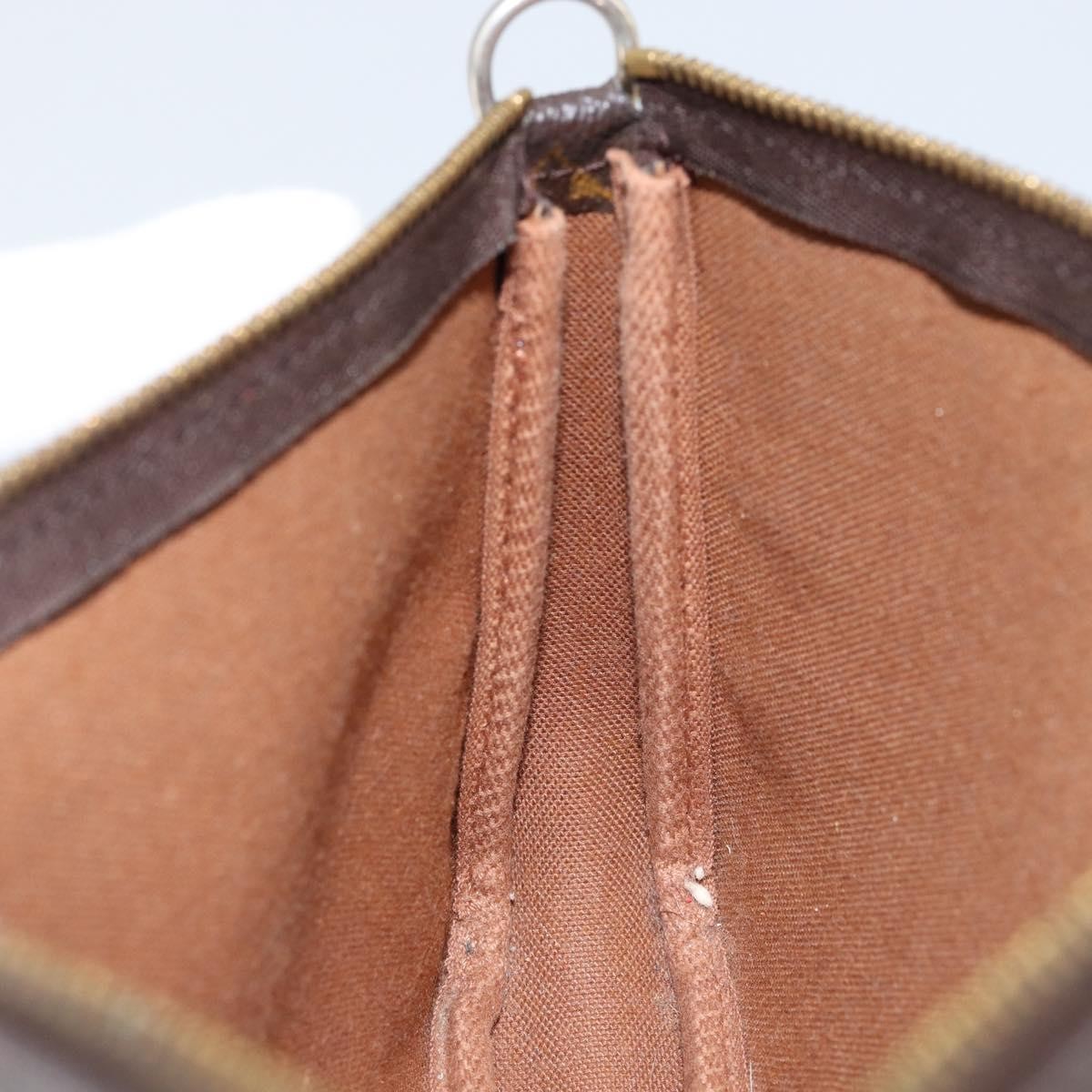 Louis Vuitton Pochette Accessoires NM Monogram Canvas, BROWN, CANVAS, Clutche & pouche