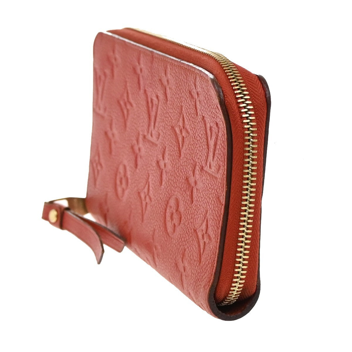 Louis Vuitton Secret Wallet Monogram Empreinte Leather, RED, LEATHER, Wallets