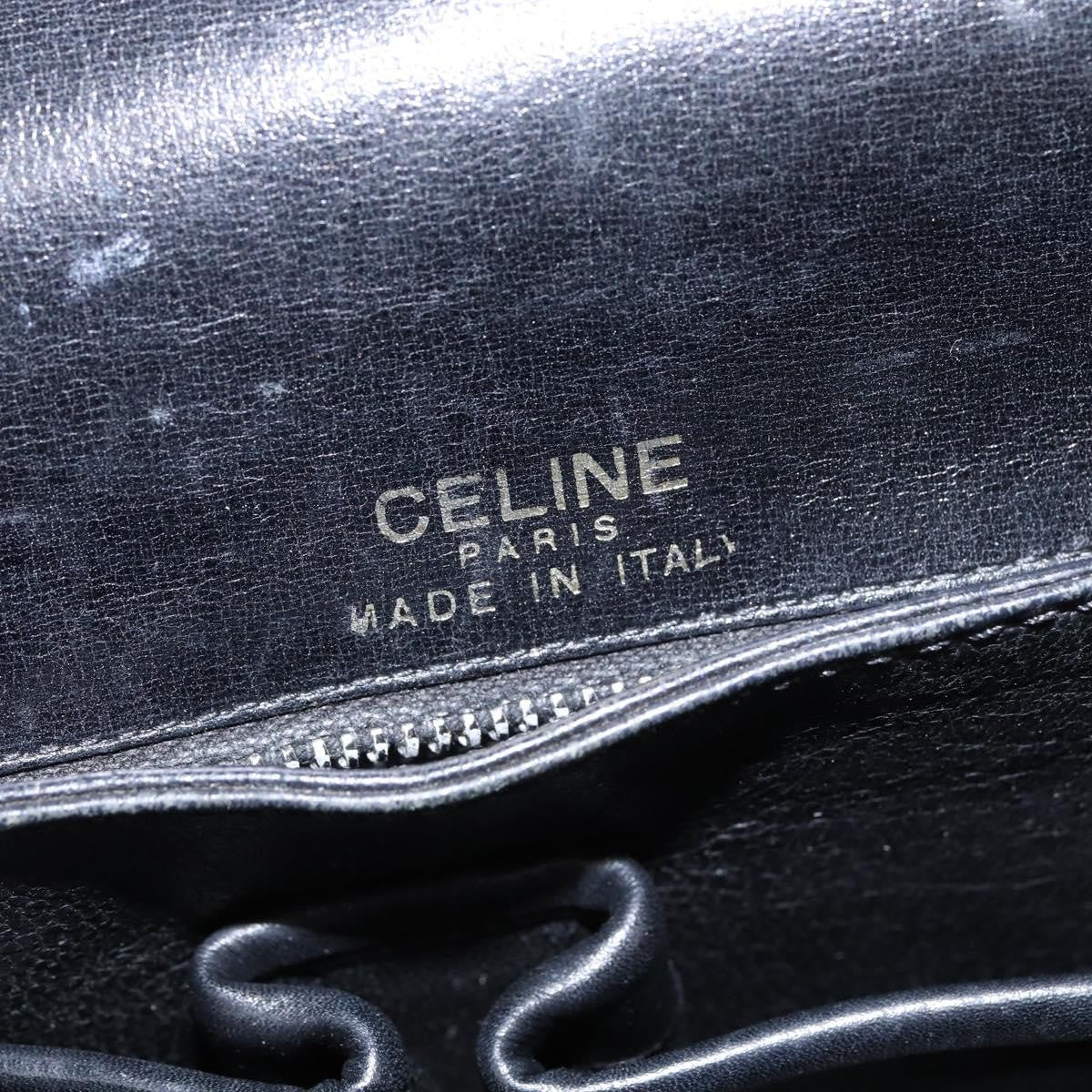 Celine Horse Carriage Shoulder bag Leather, BLACK, LEATHER, Shoulder bag