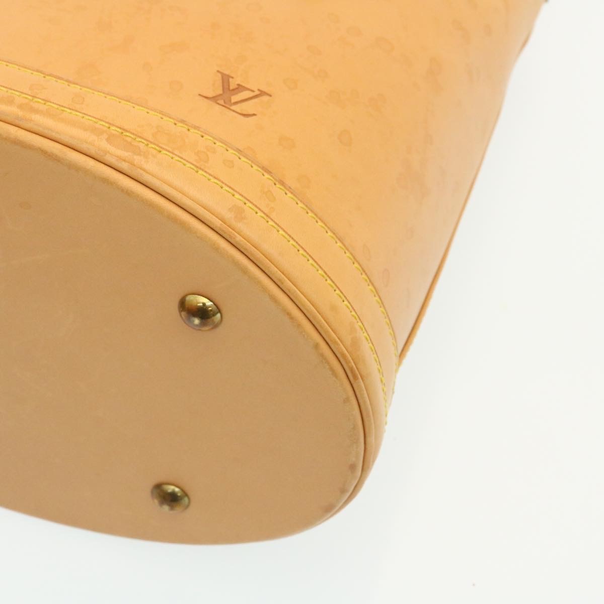 Louis Vuitton Marais Bucket Bag Nomade Leather, BEIGE, LEATHER, Handbag