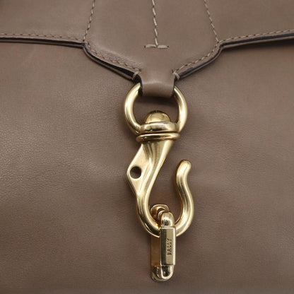 Bally Vintage Shoulder Bag Leather, BEIGE, LEATHER, Shoulder bag