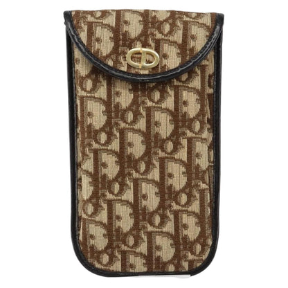 Christian Dior Trotter pouch Canvas, BEIGE, CANVAS, Clutche & pouche